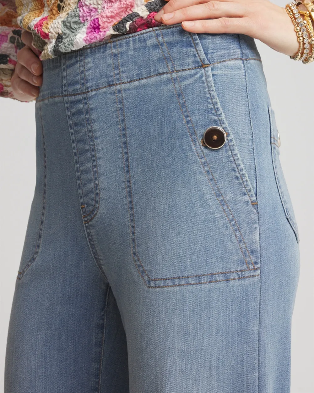High Waisted Flared Jeans