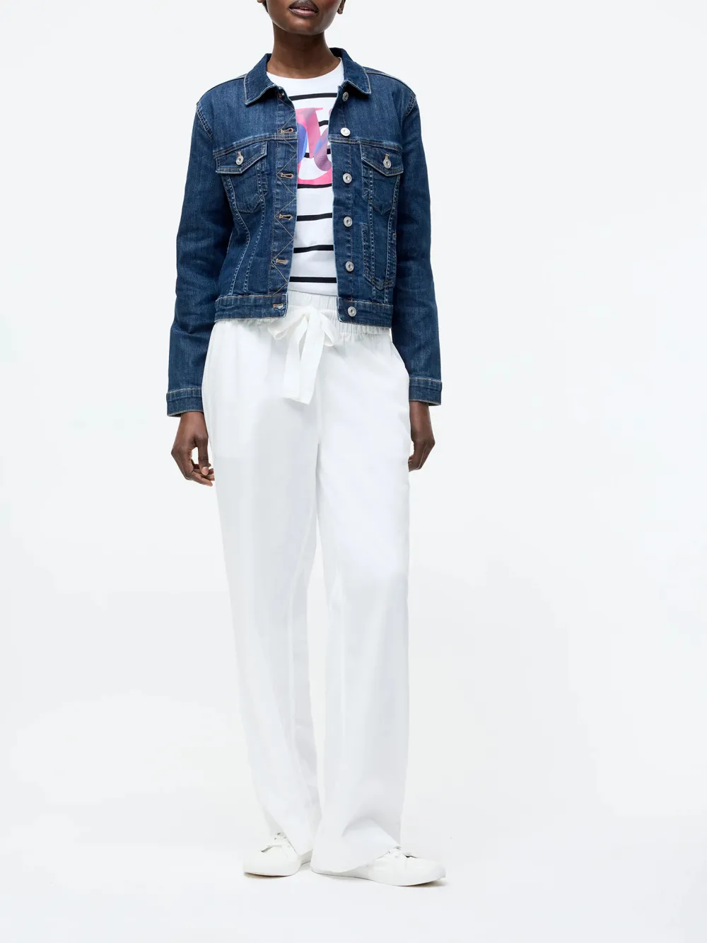 Classic Versatile Short Denim Jacket