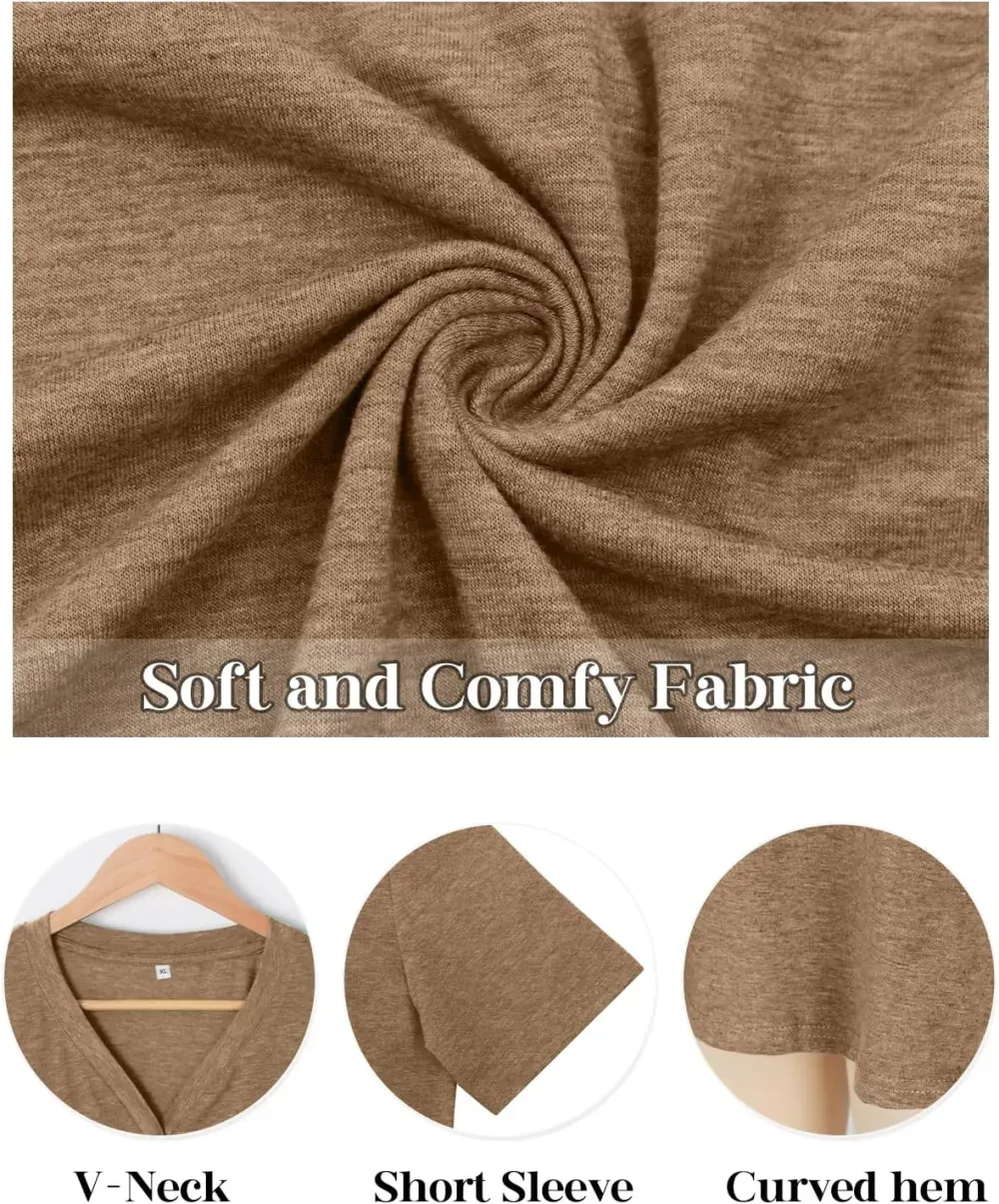 HDLTE Womens Plus Size Tops Floral Bell Sleeves Blouses Summer Crewneck Tunic Loose Casual T Shirts