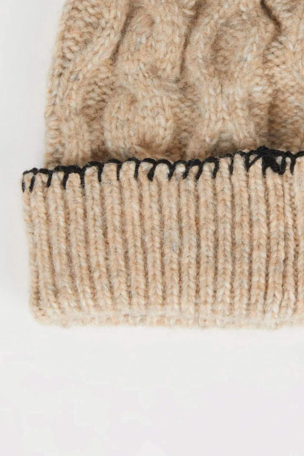 Knitted Patterned Ladies' Beret