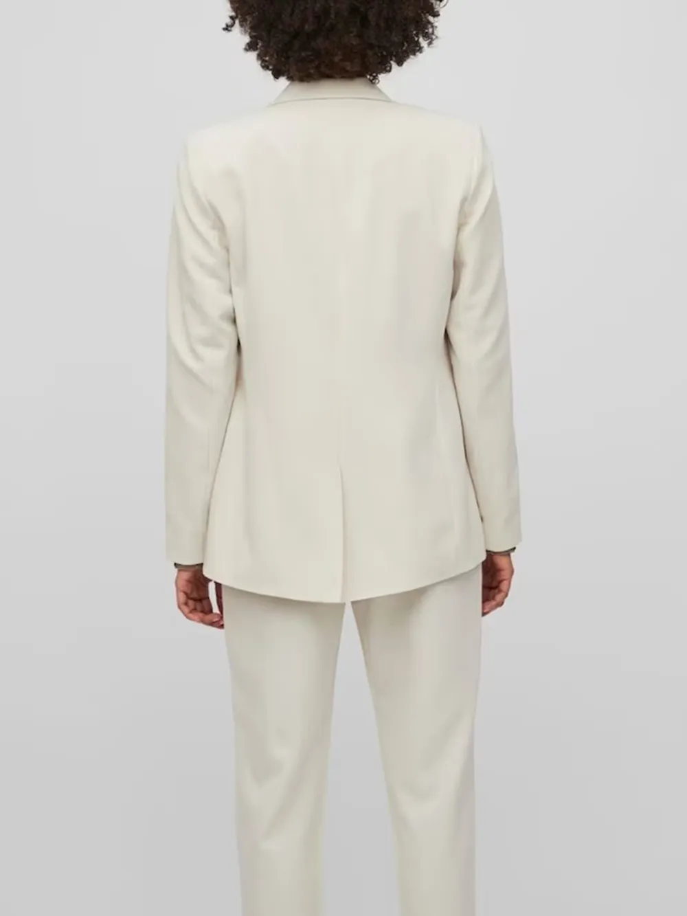 Plain Colored Button Fastening Blazer