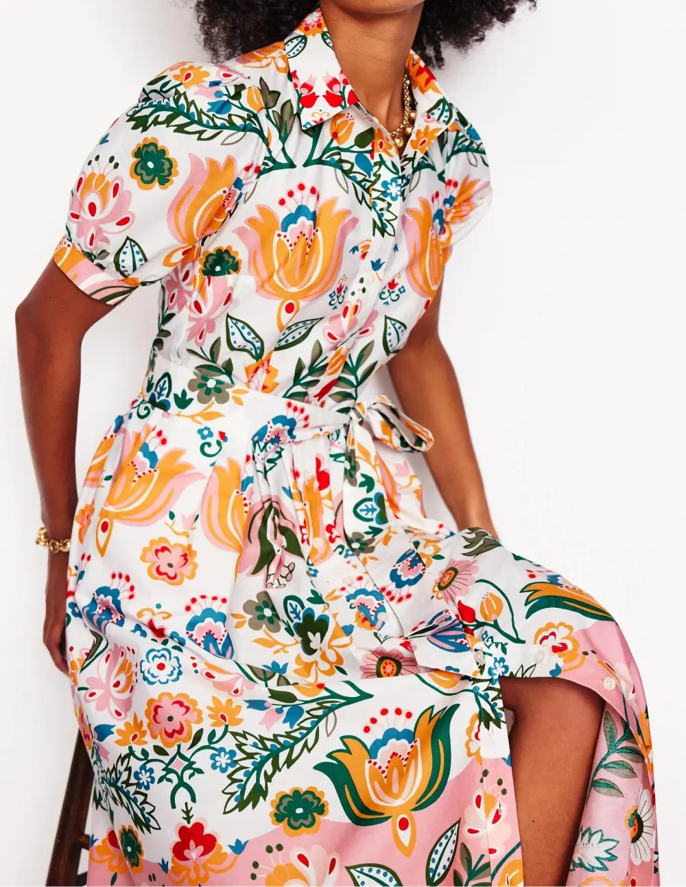 Alexa Maxi Shirt Dress