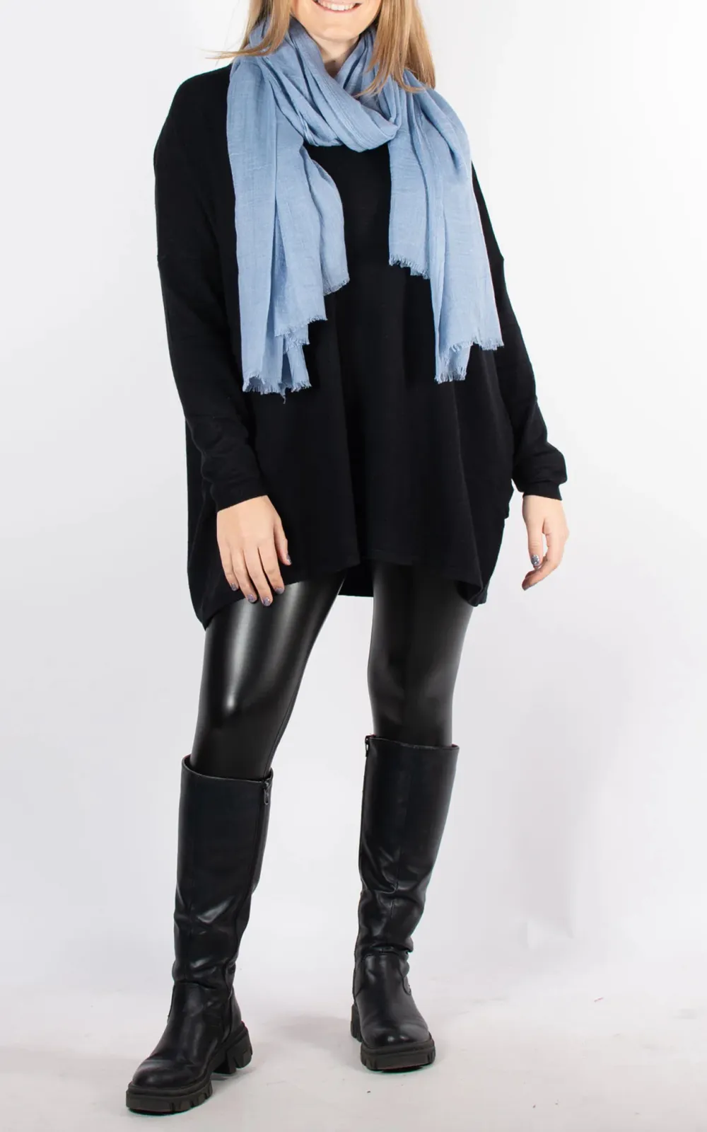 Fashion Morandi Color Ladies Scarf