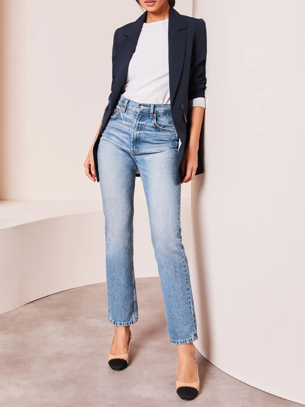 Navy Blue Casual Blazer