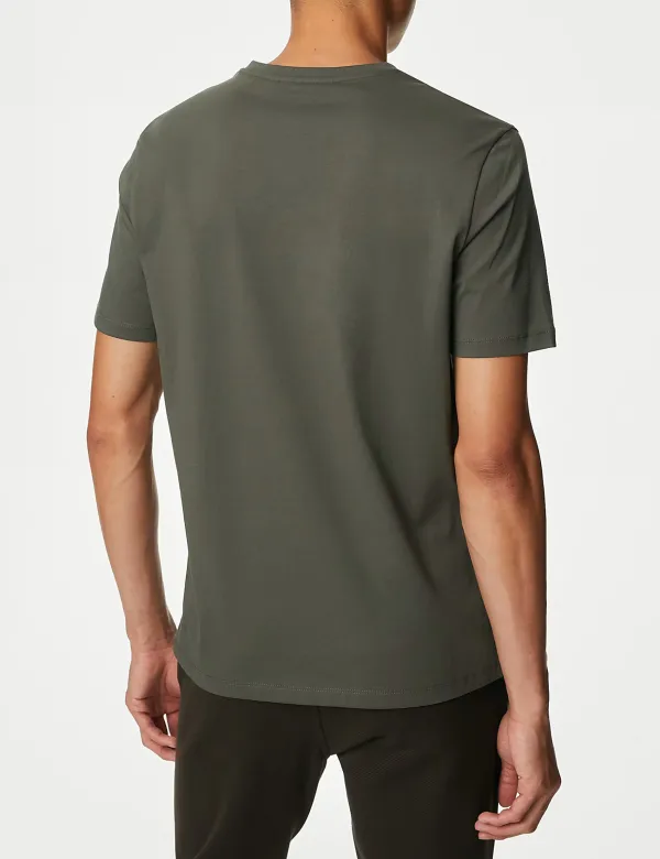 Pure Cotton V-Neck T-Shirt