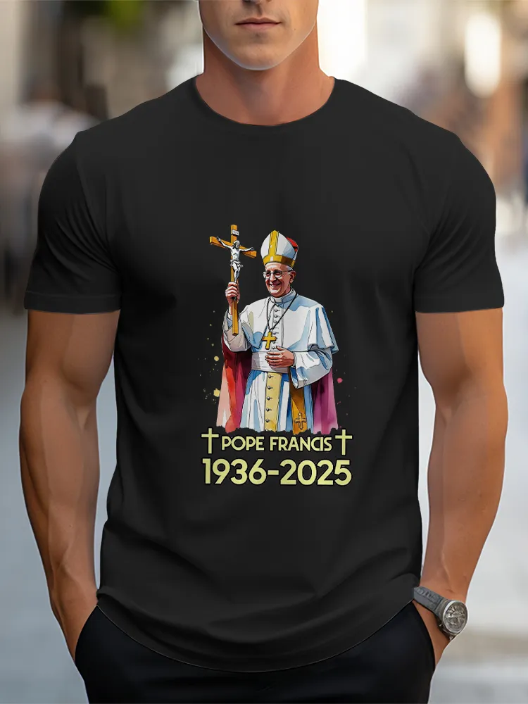 Men'S Rest In Peace 1936-2025 Short Sleeve Round Neck Pure Cotton T-Shirt