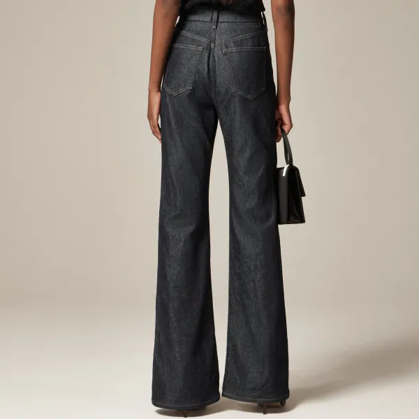 High-Rise Semi-Stretch Flare Jeans