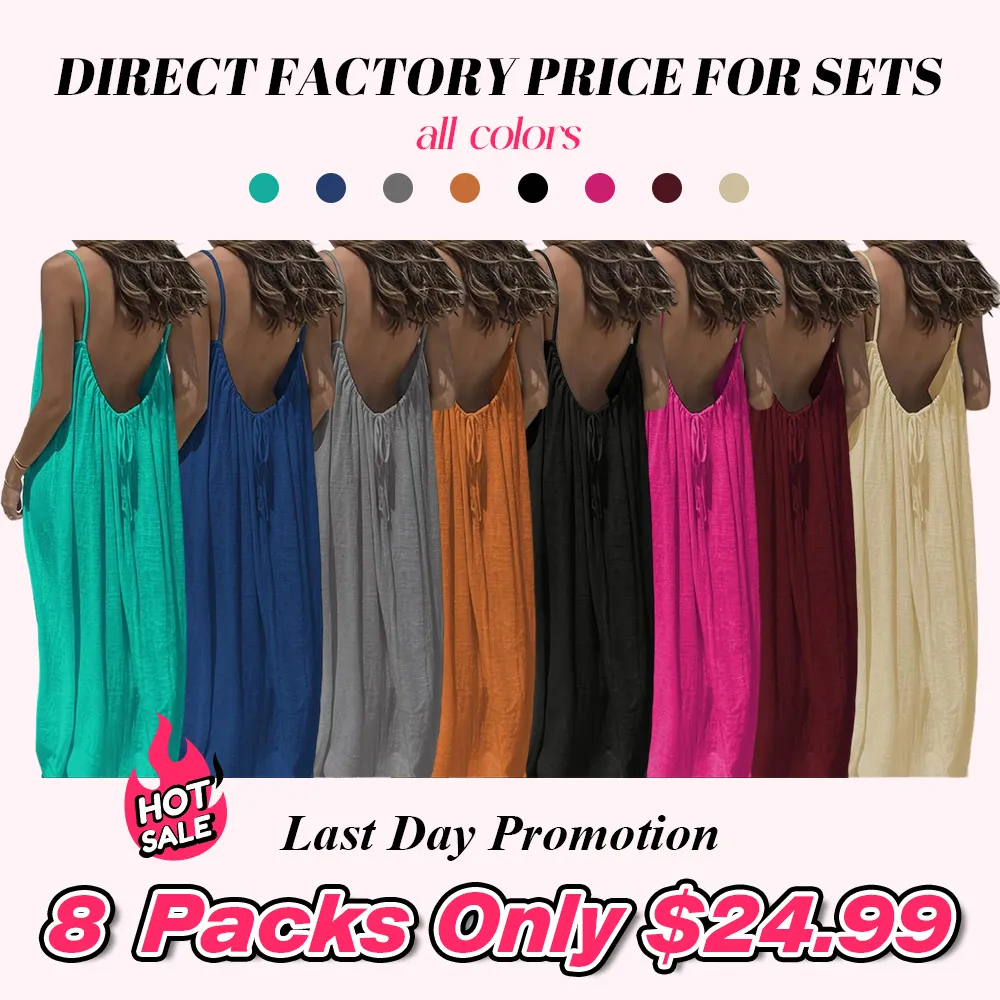 Women's Solid Color Cami Lounge Dress, Elegant Sleeveless Long Dress for Summer, Ladies Sleepwear for Indoor Wear