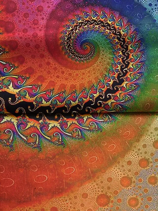 Women's T shirt Tee Yellow Red Blue Graphic Print Short Sleeve Daily Weekend Basic Neon & Bright V Neck Regular Fit Painting