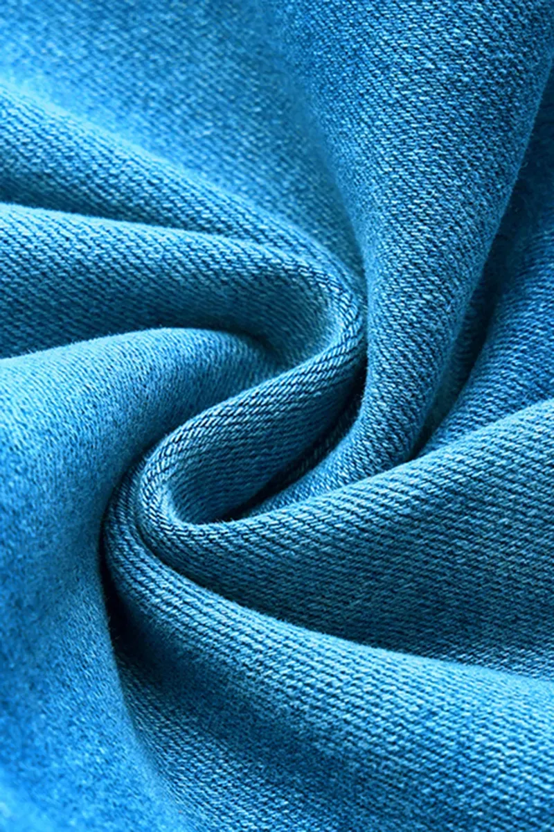 Zip Fly Mid Waist Bootcut Jeans