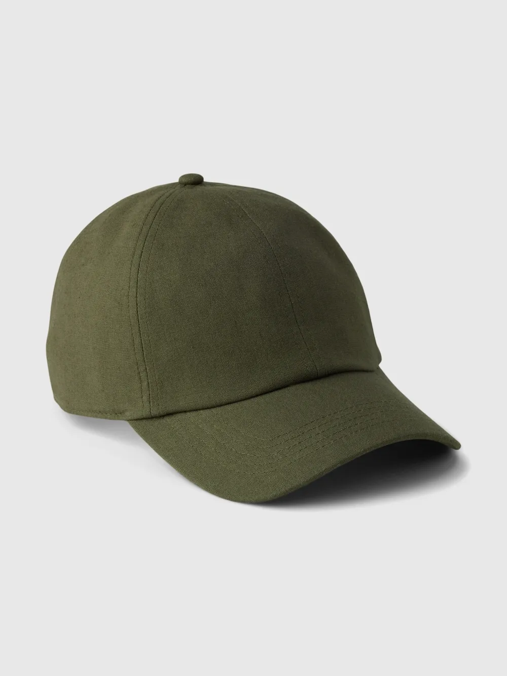 DARK OLIVE WOOL BASEBALL CAP