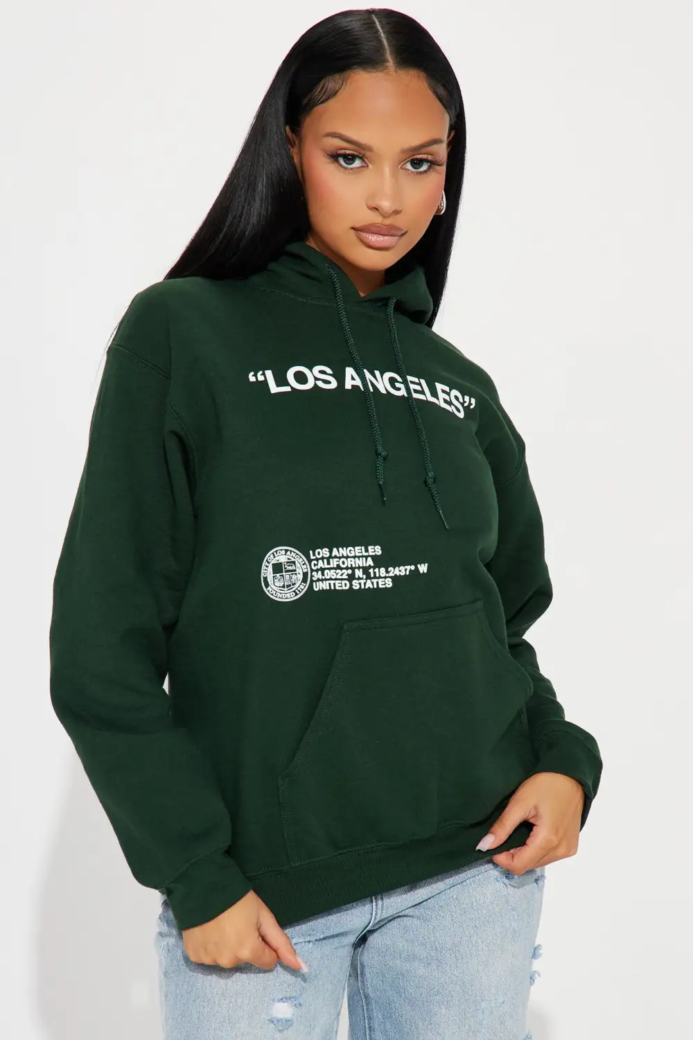 Destination Los Angeles Hoodie - Hunter