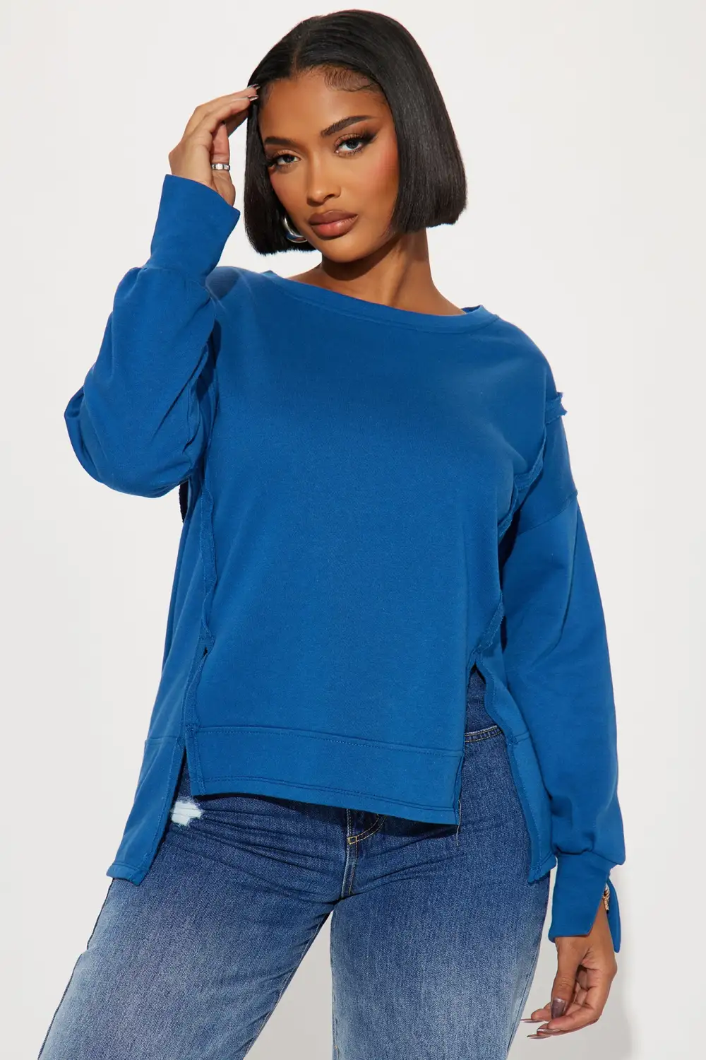 Living In This Sweatshirt - Royal