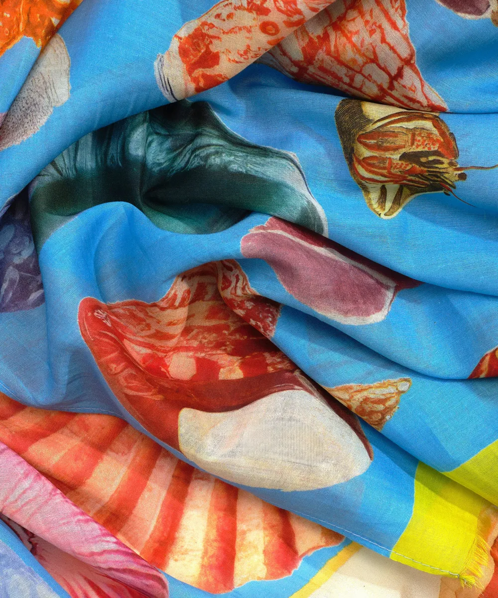 Daily Art Graphic Sea Treasures Wrap