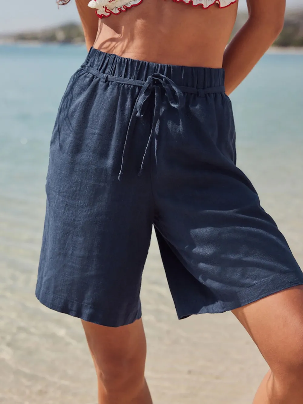 Casual Versatile Loose Drawstring Shorts