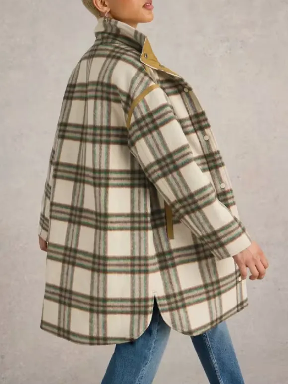 Reversible Check Coat