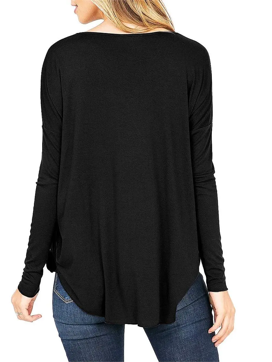 Casual Surplice Long Sleeve Top