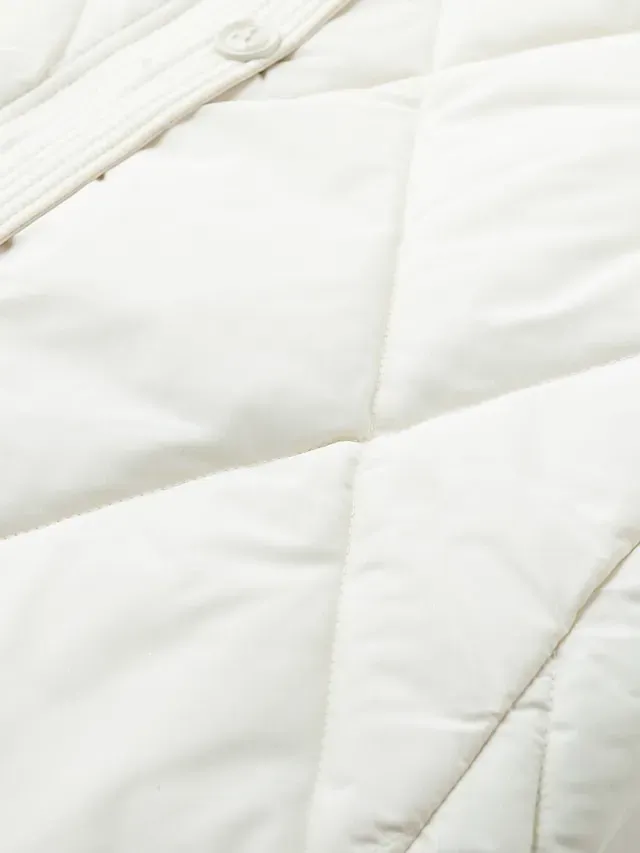 Women's Parka Warm Long Puffer Jacket Zipper with Fur Collar Hood Winter Outdoor Street Daily Wear with Pocket Vacation Modern Casual Plain Regular Fit Outerwear Long Sleeve Fall Black White Khaki