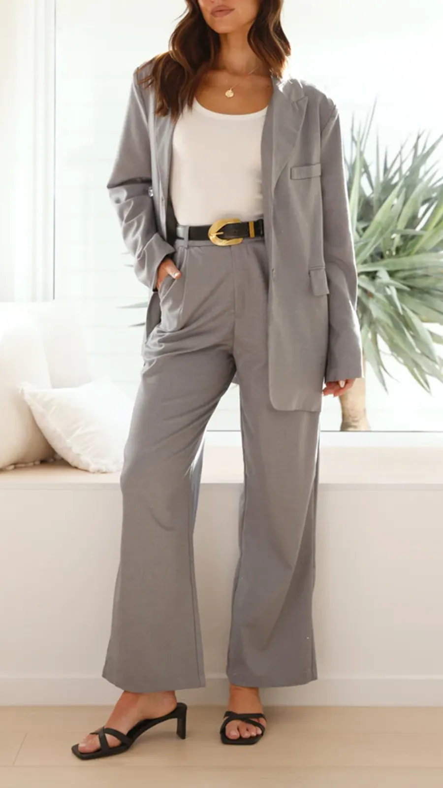 Comfortable Simple Suit Jacket