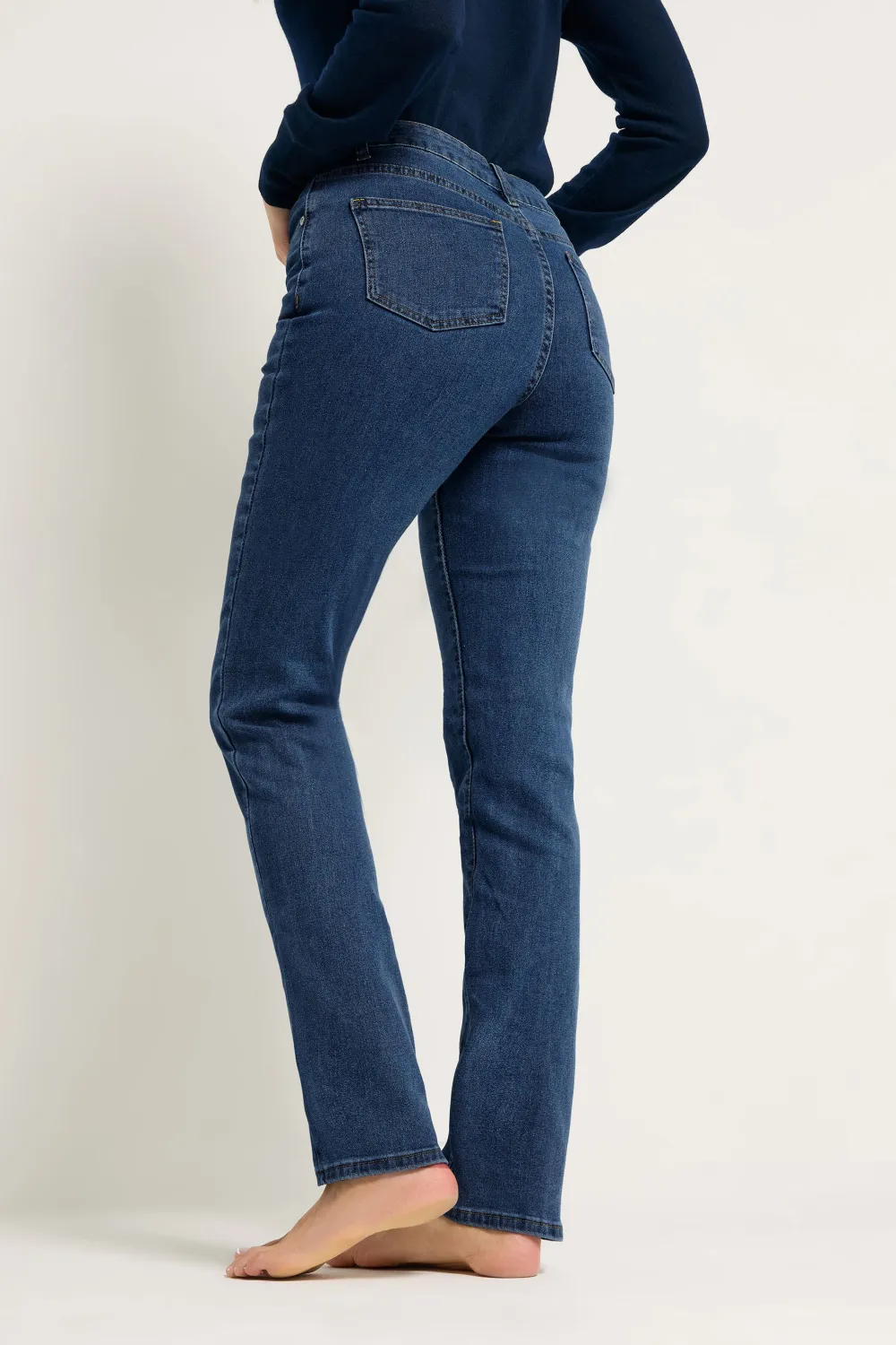 Button Up High Rise Jeans
