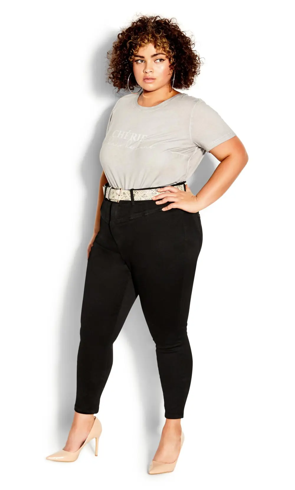 Evans Curve Black Skinny Jeans