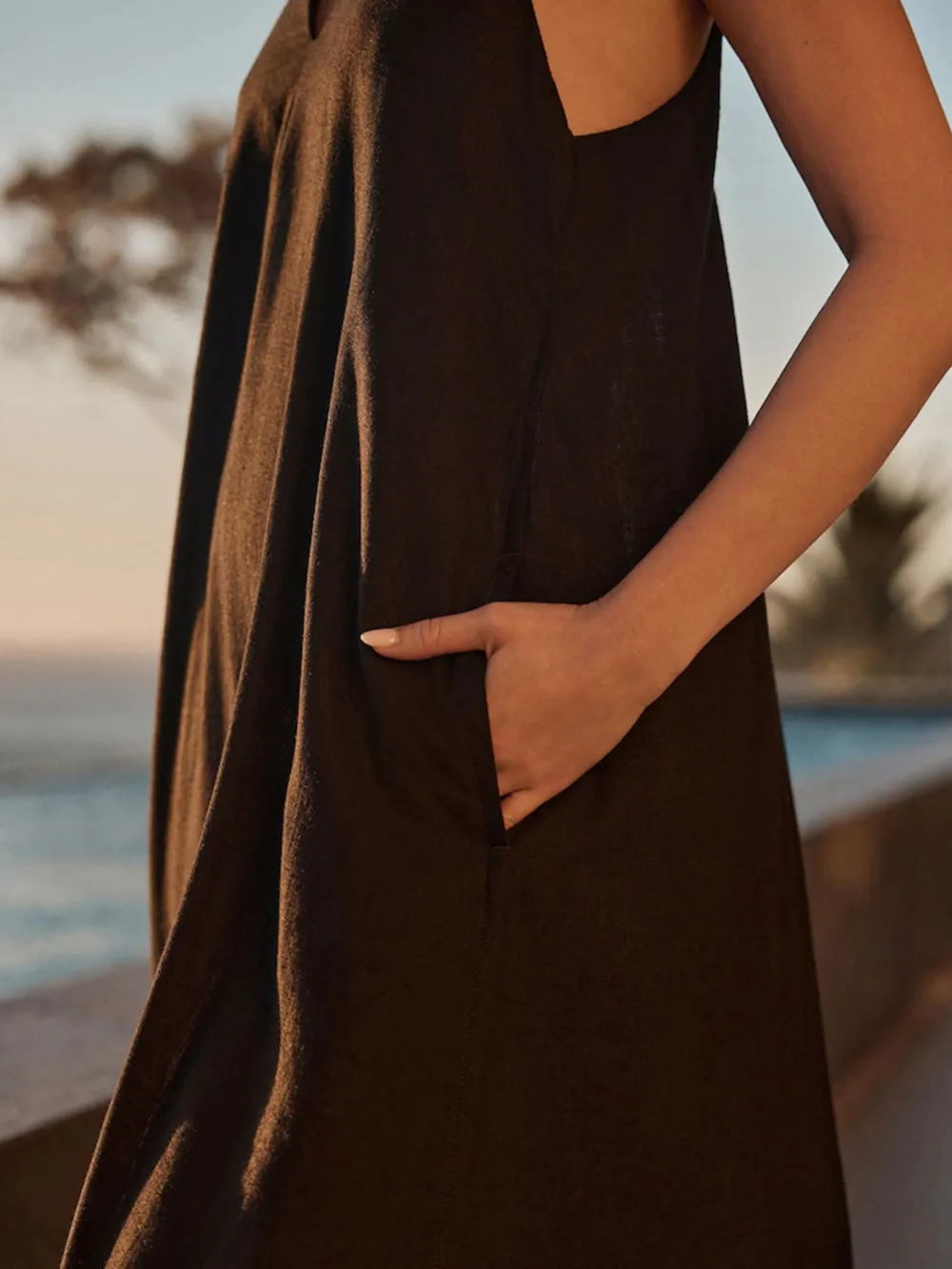 Casual Minimalist Neck-Strap Lightness Dress