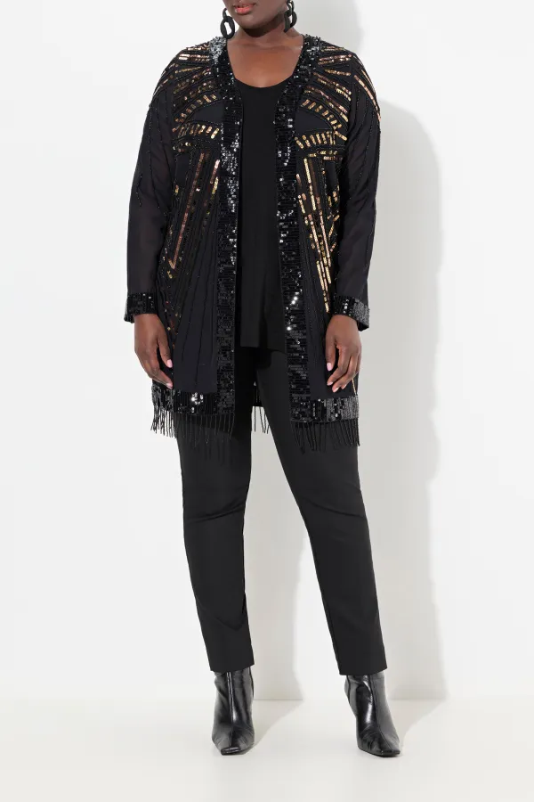 Long Sleeved Jacket With Tassel