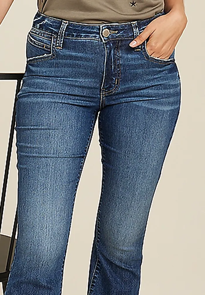 Daily Patch Pocket High Rise Wide Leg Jean