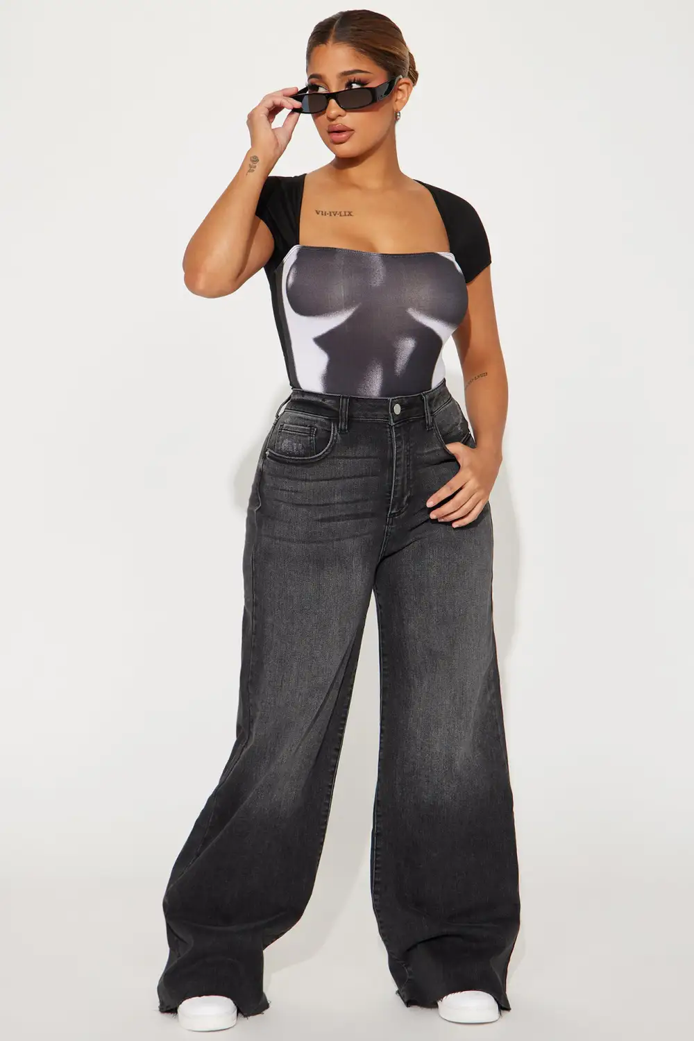 Taste Of Me Bodysuit - Black/combo