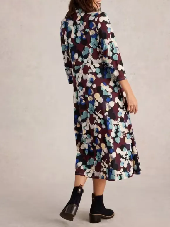 Midi Jersey Shirt Dress