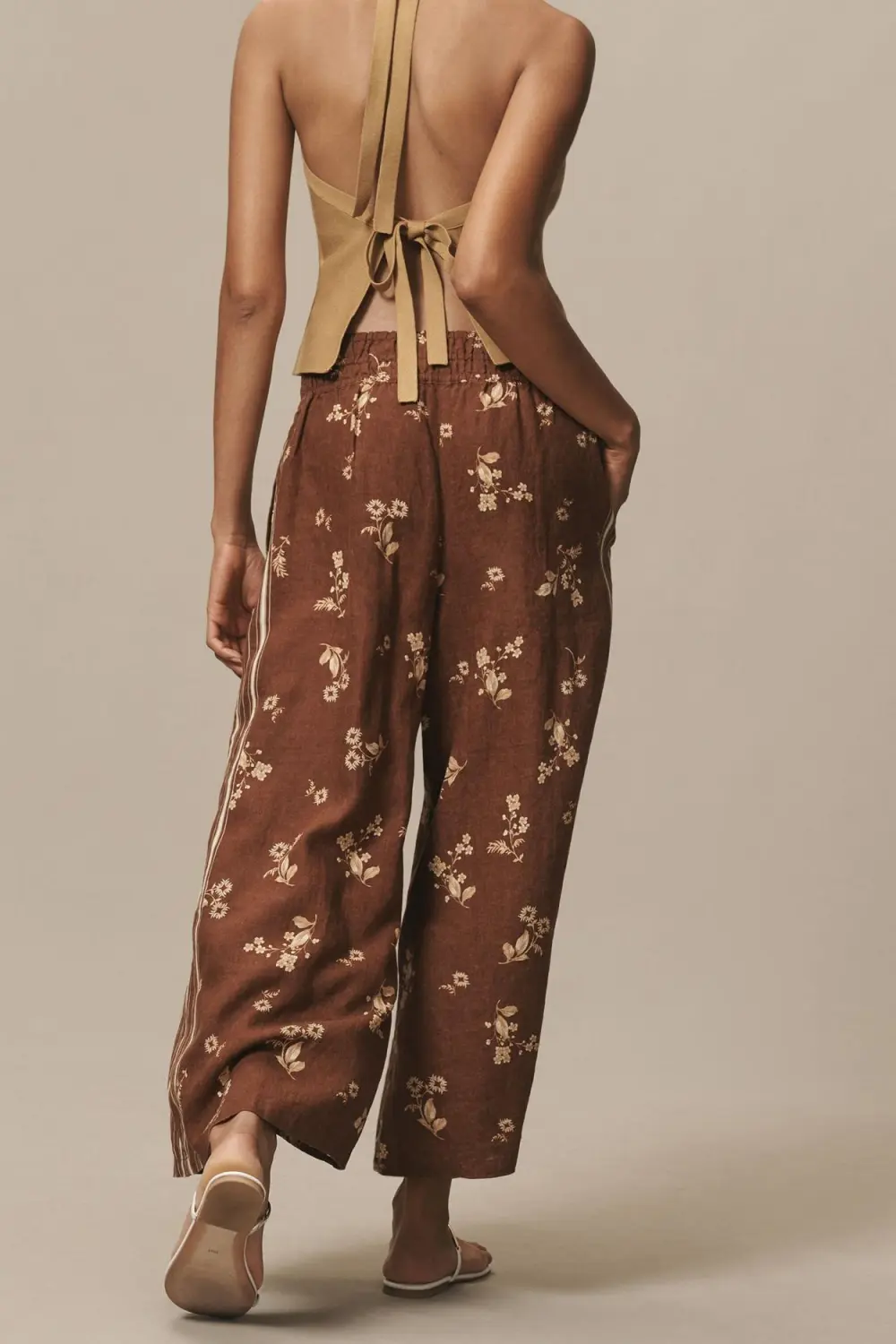 The Somerset Pull-on Pants: Printed Linen Edition