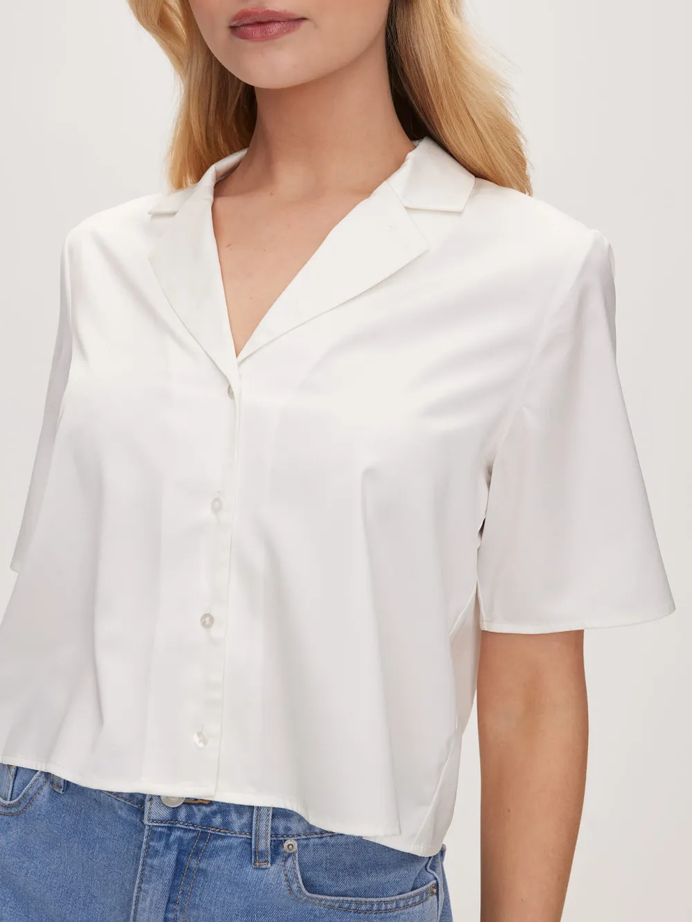 Casual Style Satin Shirt