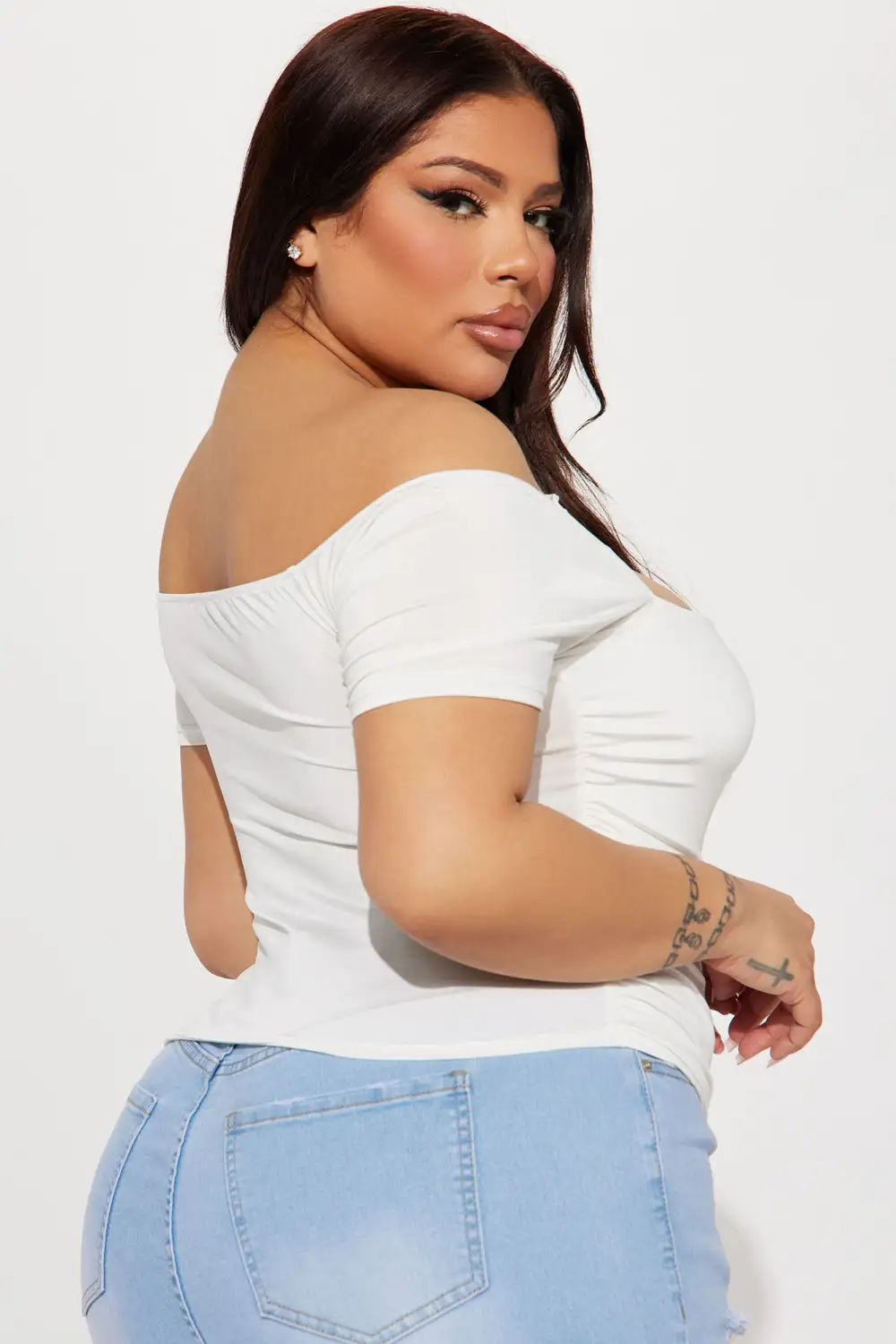 No Promises Cut Out Top - Ivory