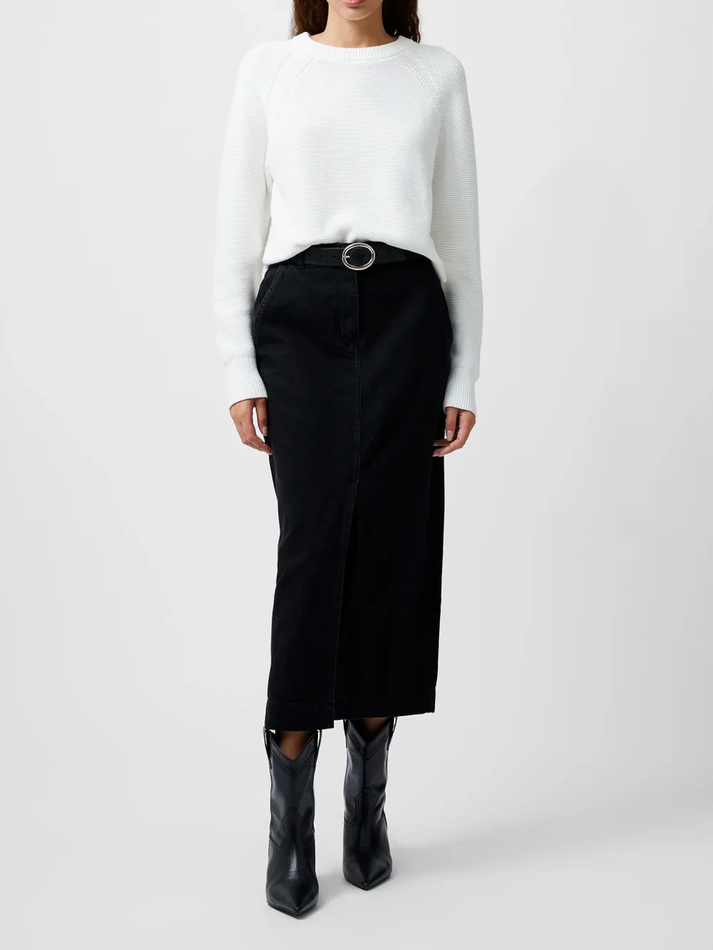 Simple Solid Color Crew Neck Sweater