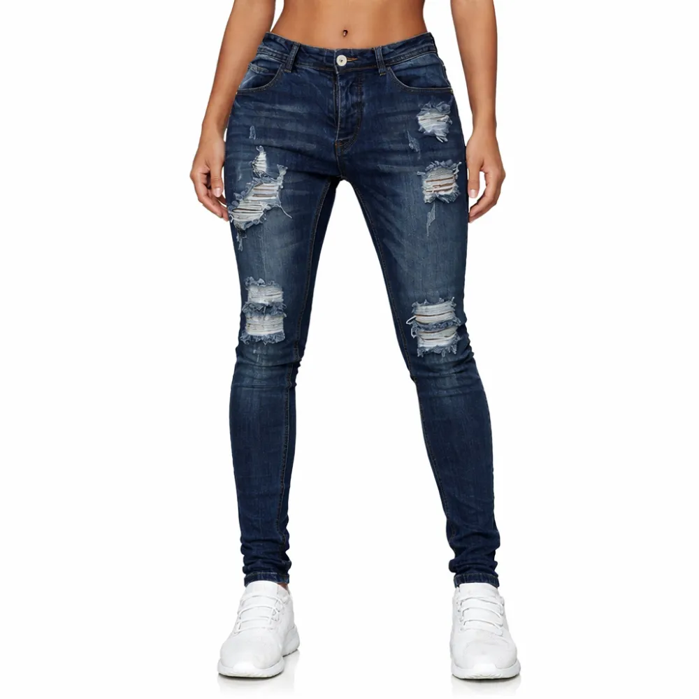 Lisa High Rise Button Fly Hem Distressed Straight Jeans