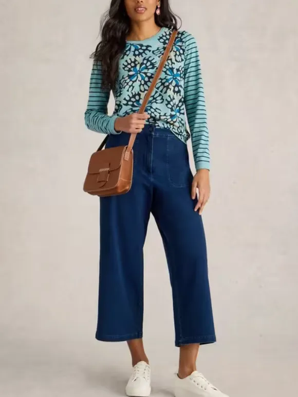 Crew Neck Art Graphic T-Shirt