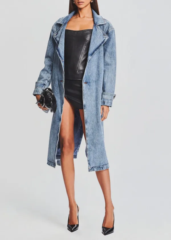 Denim Long Jacket