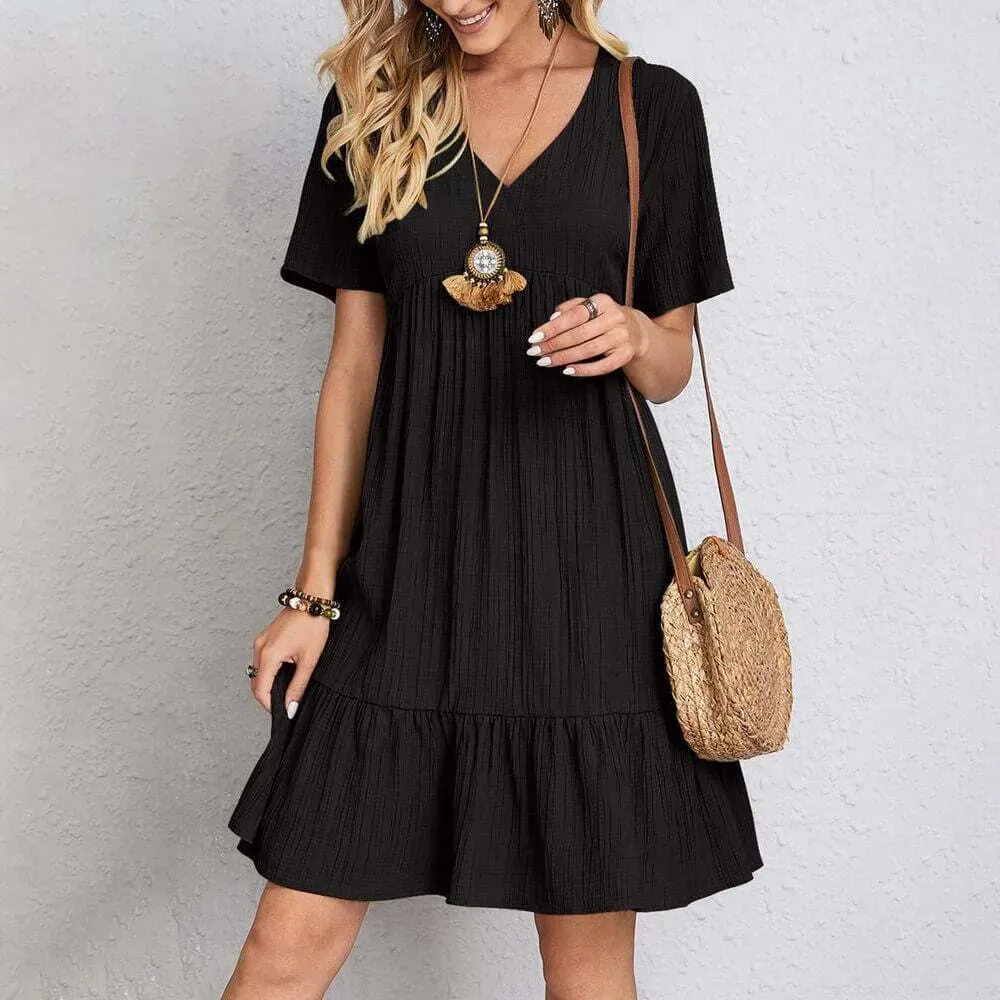 Limited Stock🛒Clearance sale🔥Loose casual tie waist flowy dress