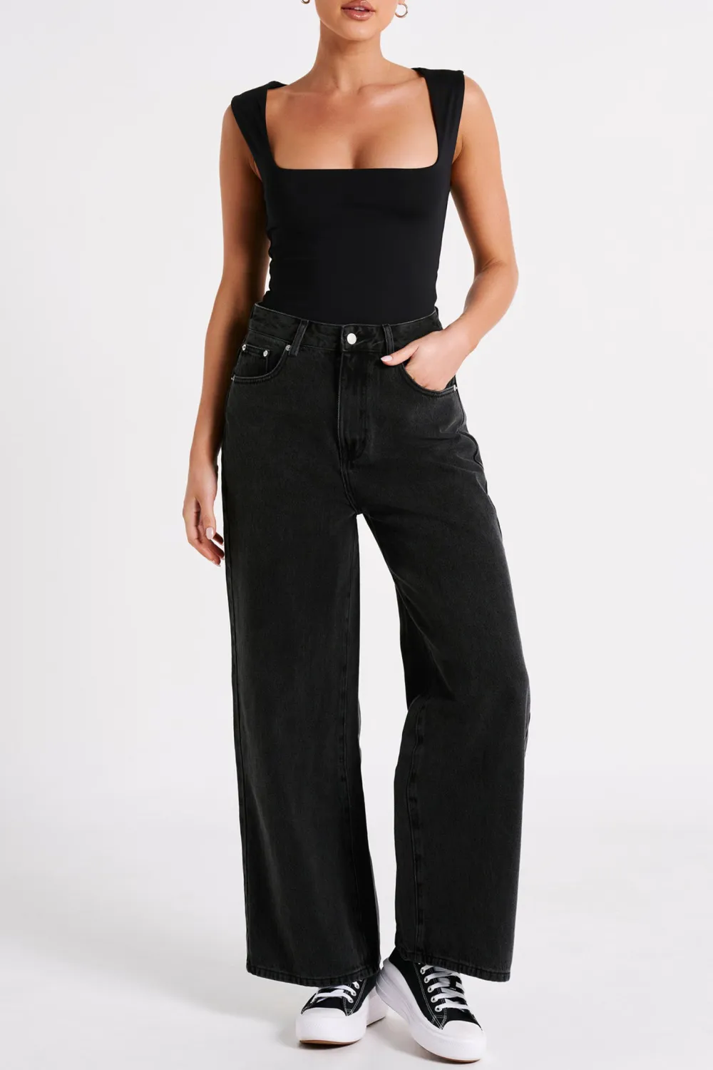 Recycled Nylon Long Line Top