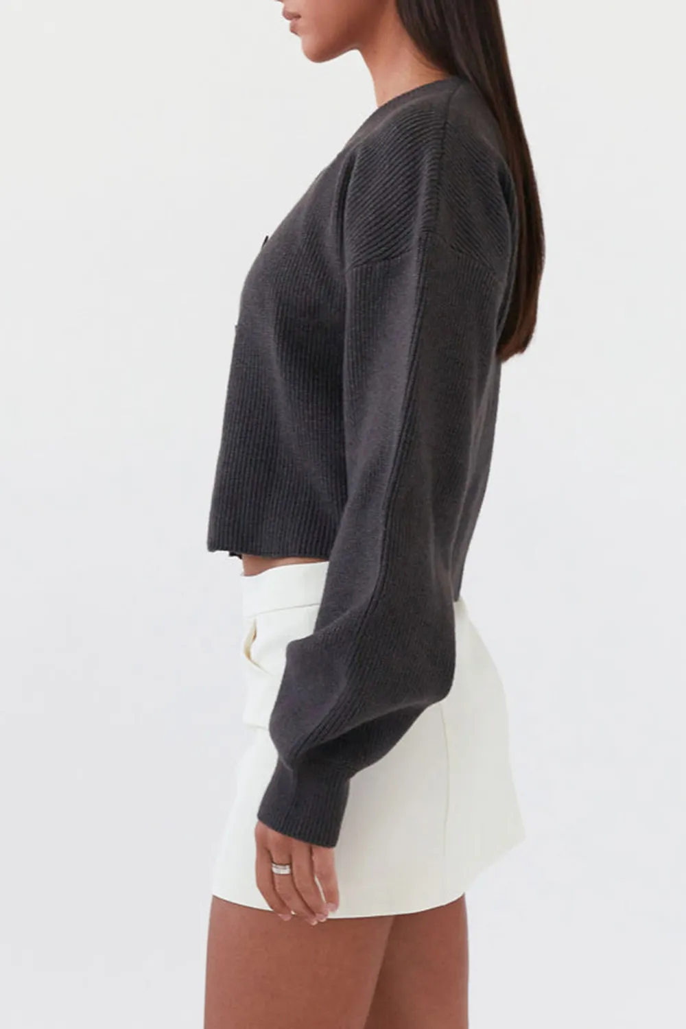 Daphne Knit Cardigan - Cherry