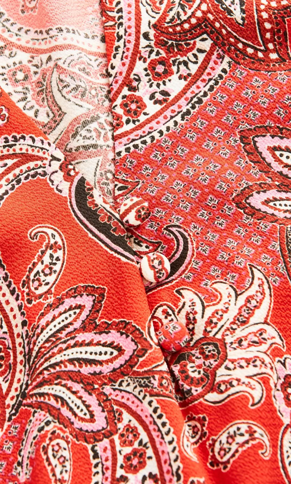 Evans Red Paisley Print Midi Dress