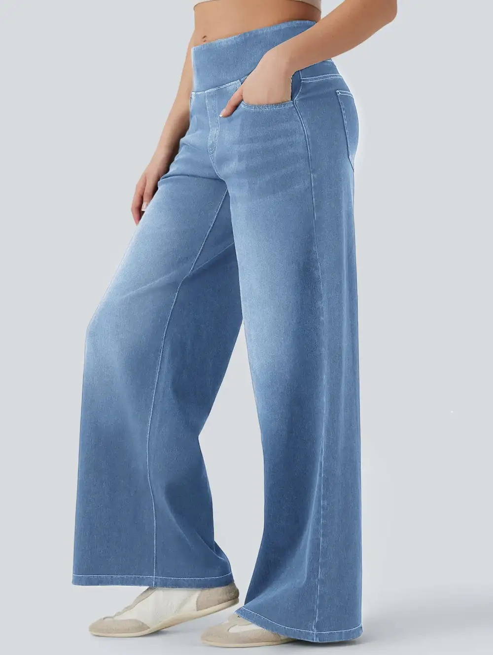 High Waisted Stretch Slim-Fit Jeans
