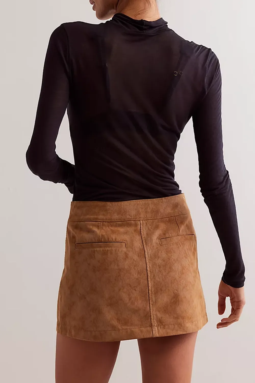 A-Line Hem Mini Skirt