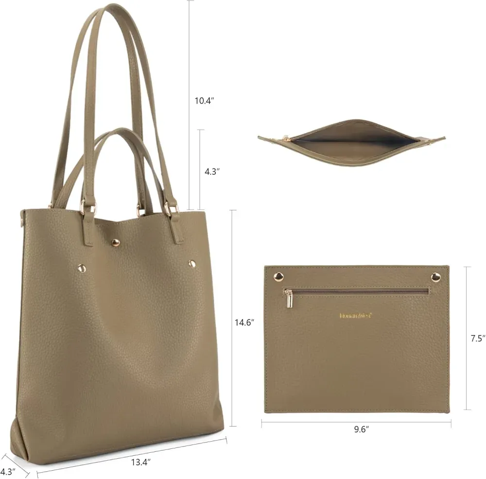 Montana West Tote Bag for Women Purses and Handbags Top Handle Satchel Purse Large Shoulder Handbag Christmas Gift MWC-C021GGN