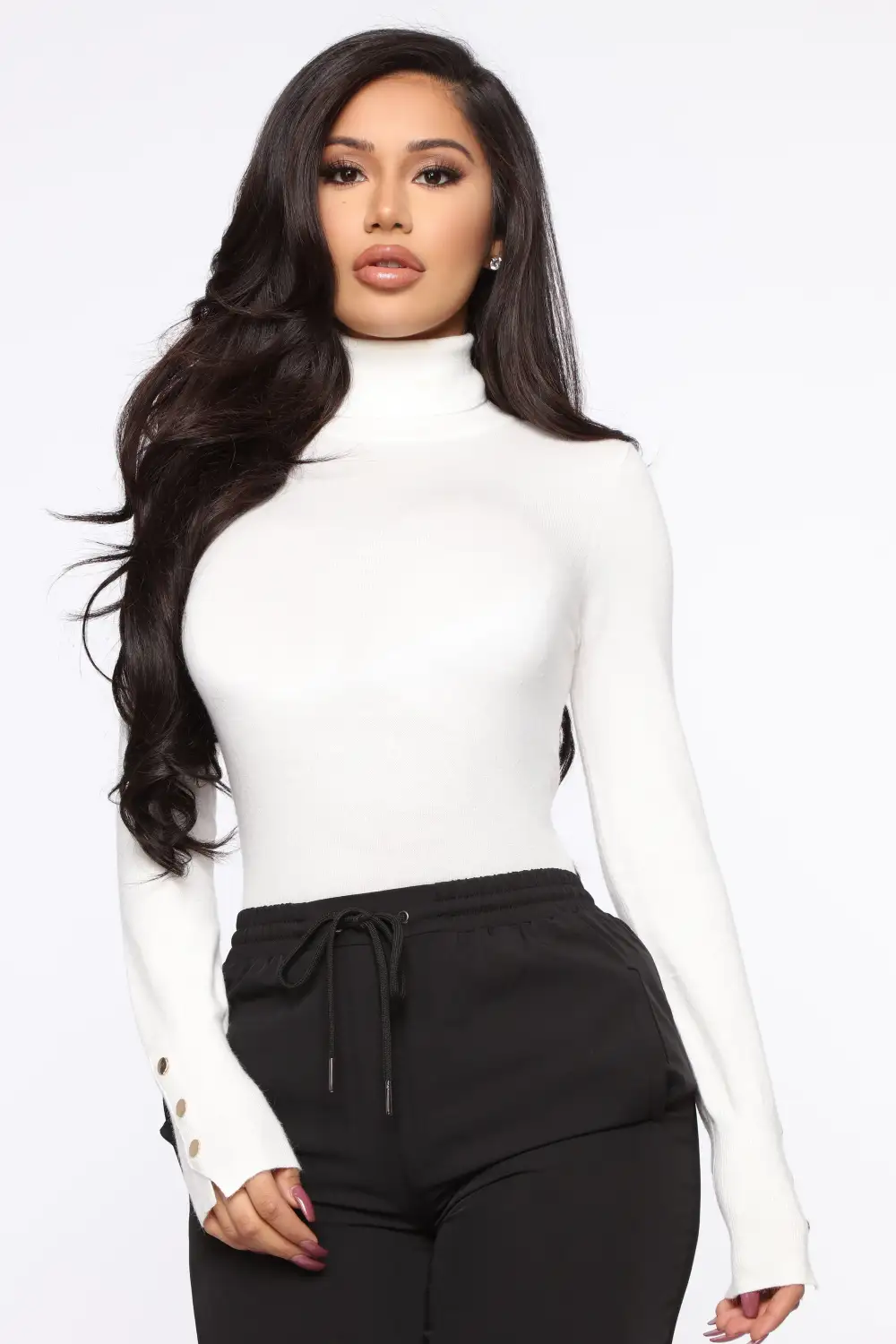 Meet Me Somewhere Turtle Neck Sweater - Ivory