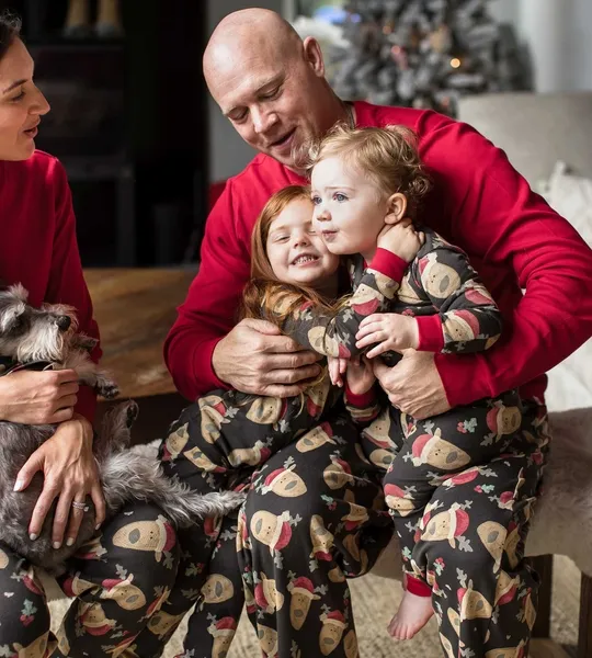 Home Sweet Home Organic Cotton Matching Family Pajamas