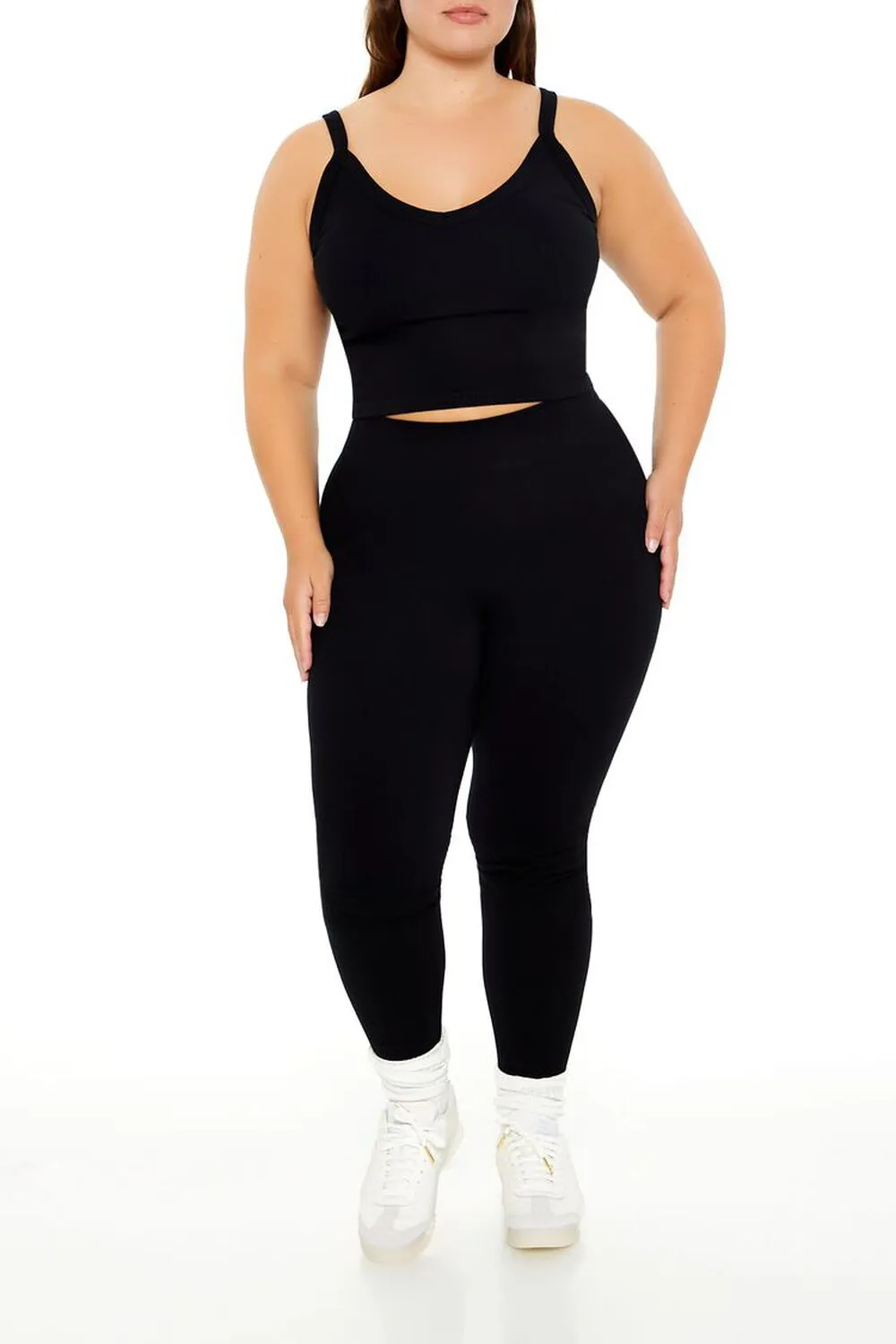 Plus Size Seamless High-Rise Leggings