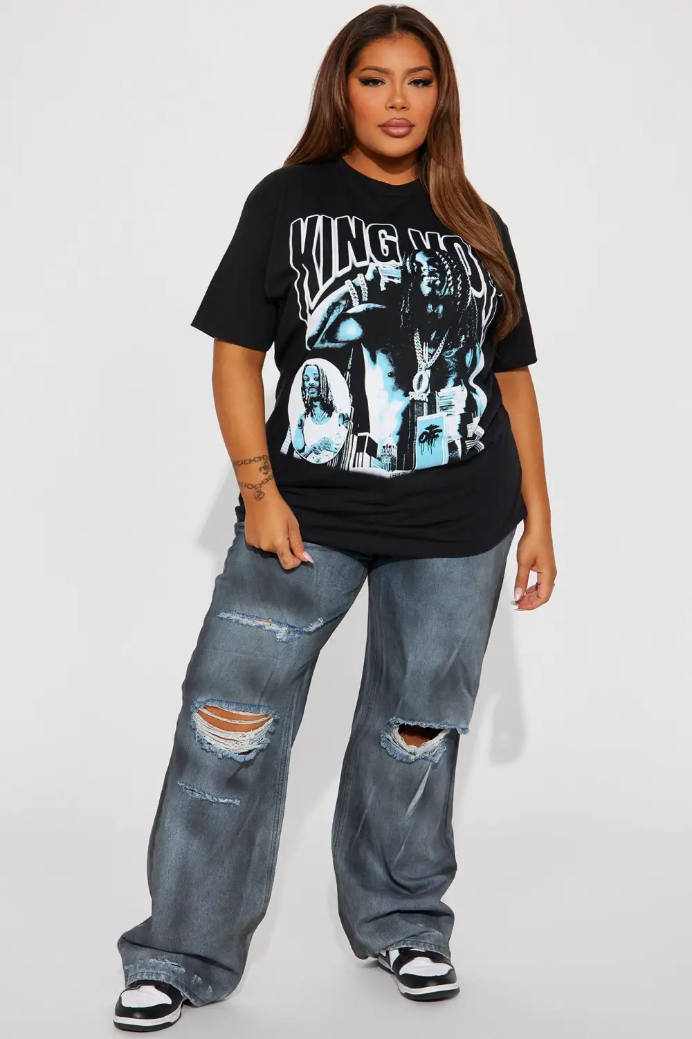 Crazy Story King Von Tee - Black