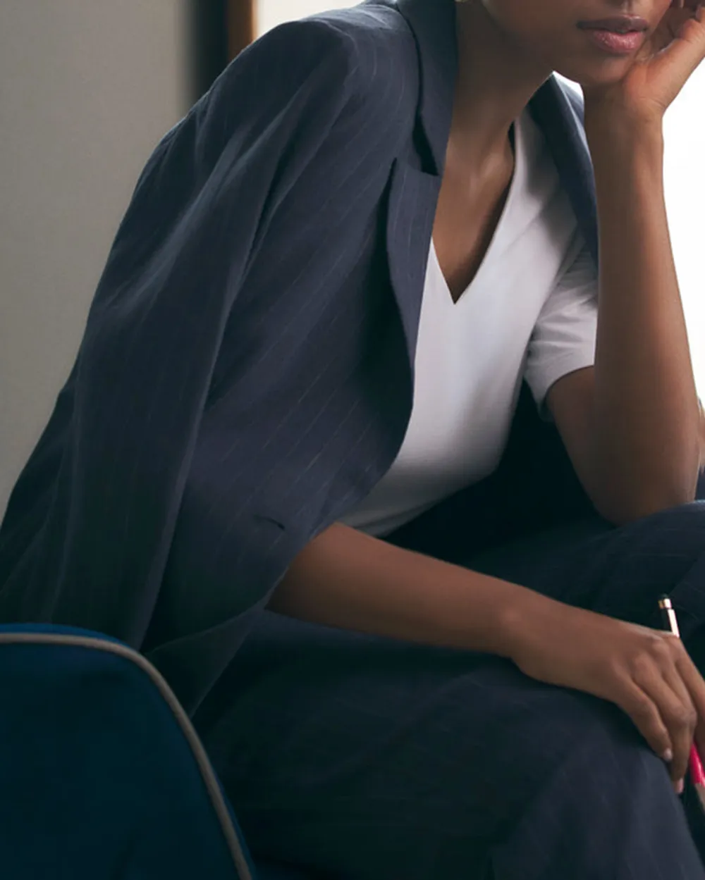 Long Line Linen Jacket