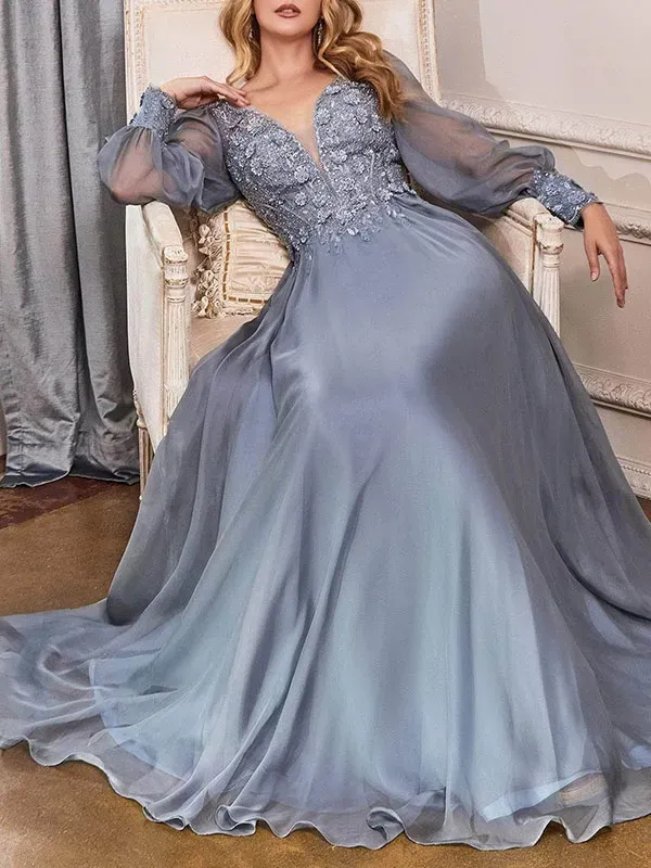 Satin embroidered elegant ladies wedding dress